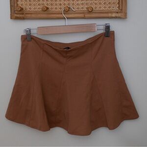Camel skort